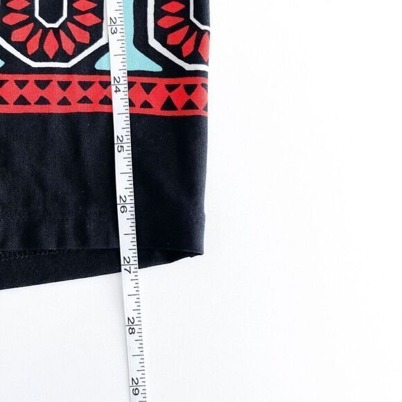 Kalijati Women's Boho Sleeveless Tube Mini Dress Red Black Size Medium - Picture 7 of 8